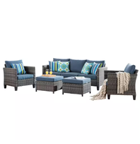 Ovios New Vultros Gray Wicker Outdoor Patio Conversation Seating Set: was $816 now $649 @ Home Depot