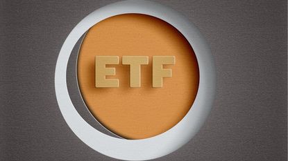 Illustration of the letters ETF