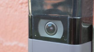 Ring video doorbell 2 lens close up