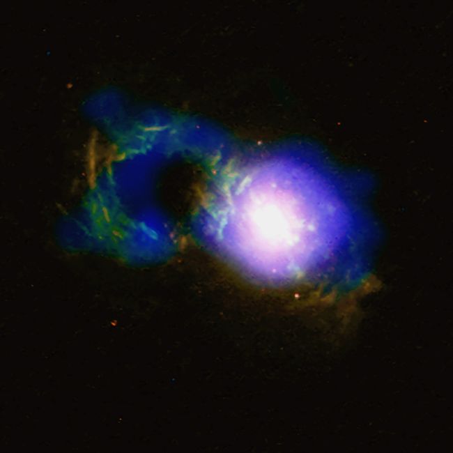 NASA's Chandra Space Telescope Captures the Tempest in a Cosmic 'Teacup'