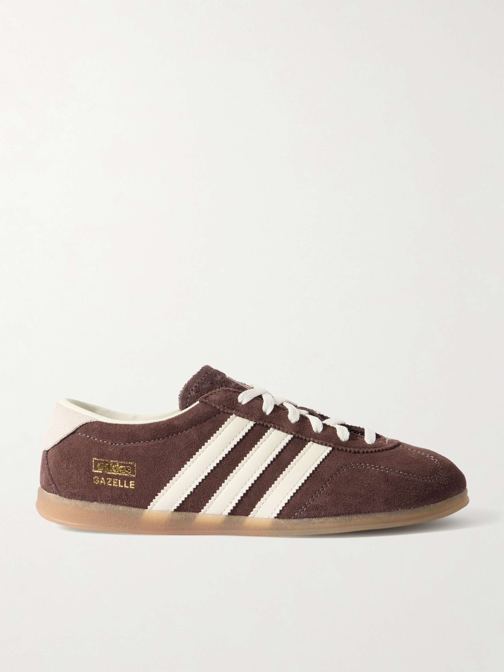 Gazelle Lo Pro Leather-Trimmed Suede Sneakers
