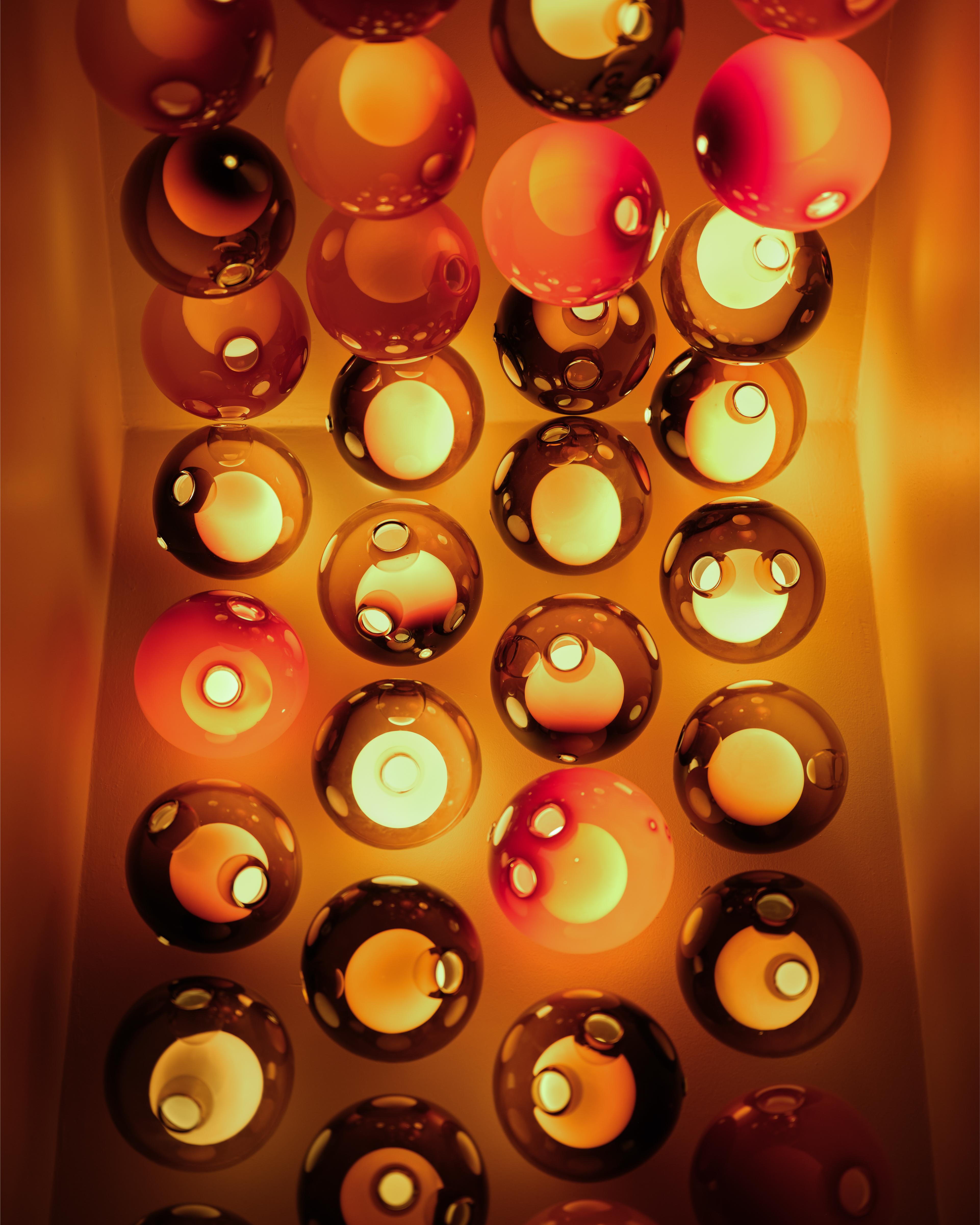 light installation in Milanese interior