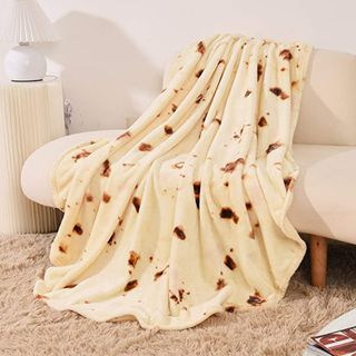 Amazon double-sided polyester toasted tortilla burrito blanket