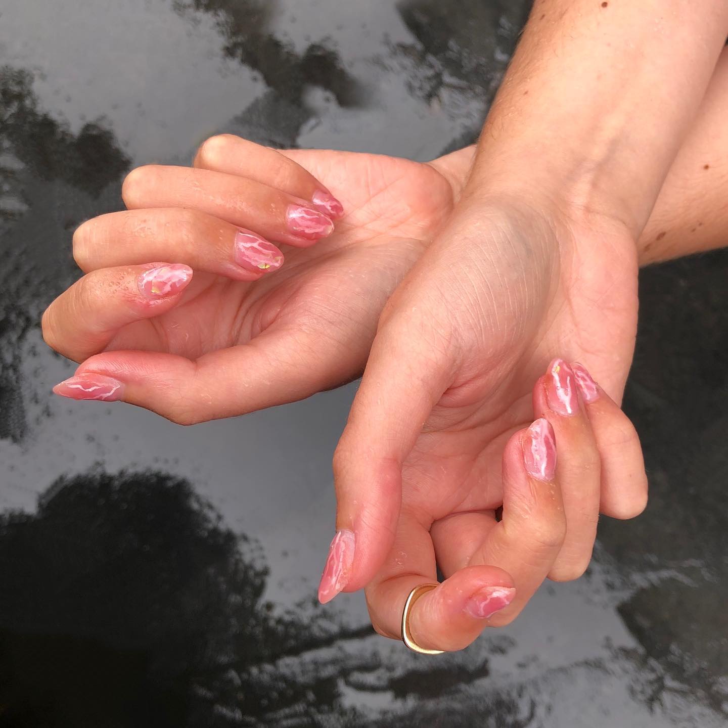 nail art on short nails