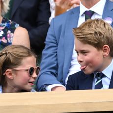 Prince George and Princess Charlotte at Wimbledon