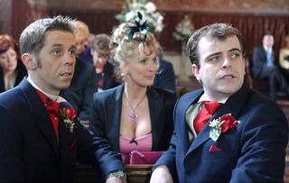 CORRIE | Steve's brother Andy returned only once, for Steve and Becky's wedding.