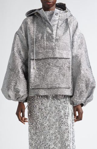 Orion Metallic Matelassé Anorak