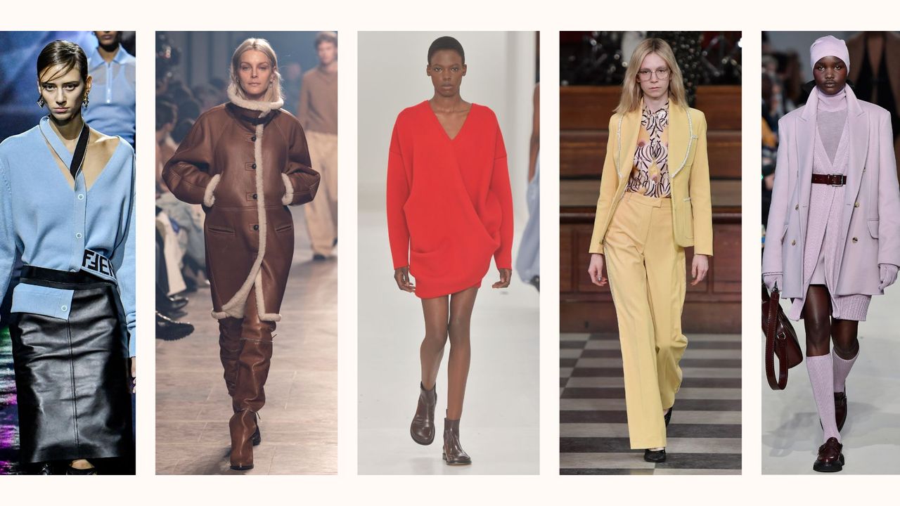 fashion colour trends 2023 from Fendi, Isabel Marant, Loewe, Paul &amp; Joe, MaxMara