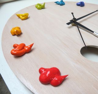 Each clock is handmade and therefore completely unique