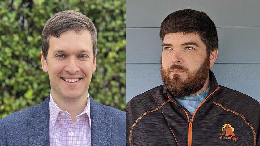 Tim LaBelle (l.) and Jesse Orr of StreamGuys