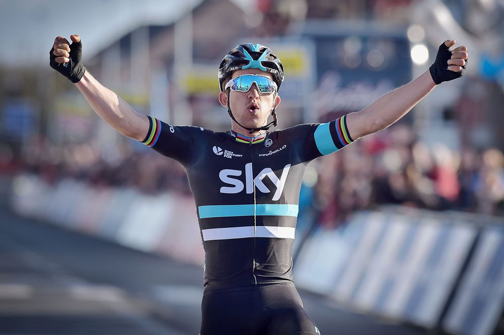 team Sky's Michal Kwiatkowski win E3 Harelbeke