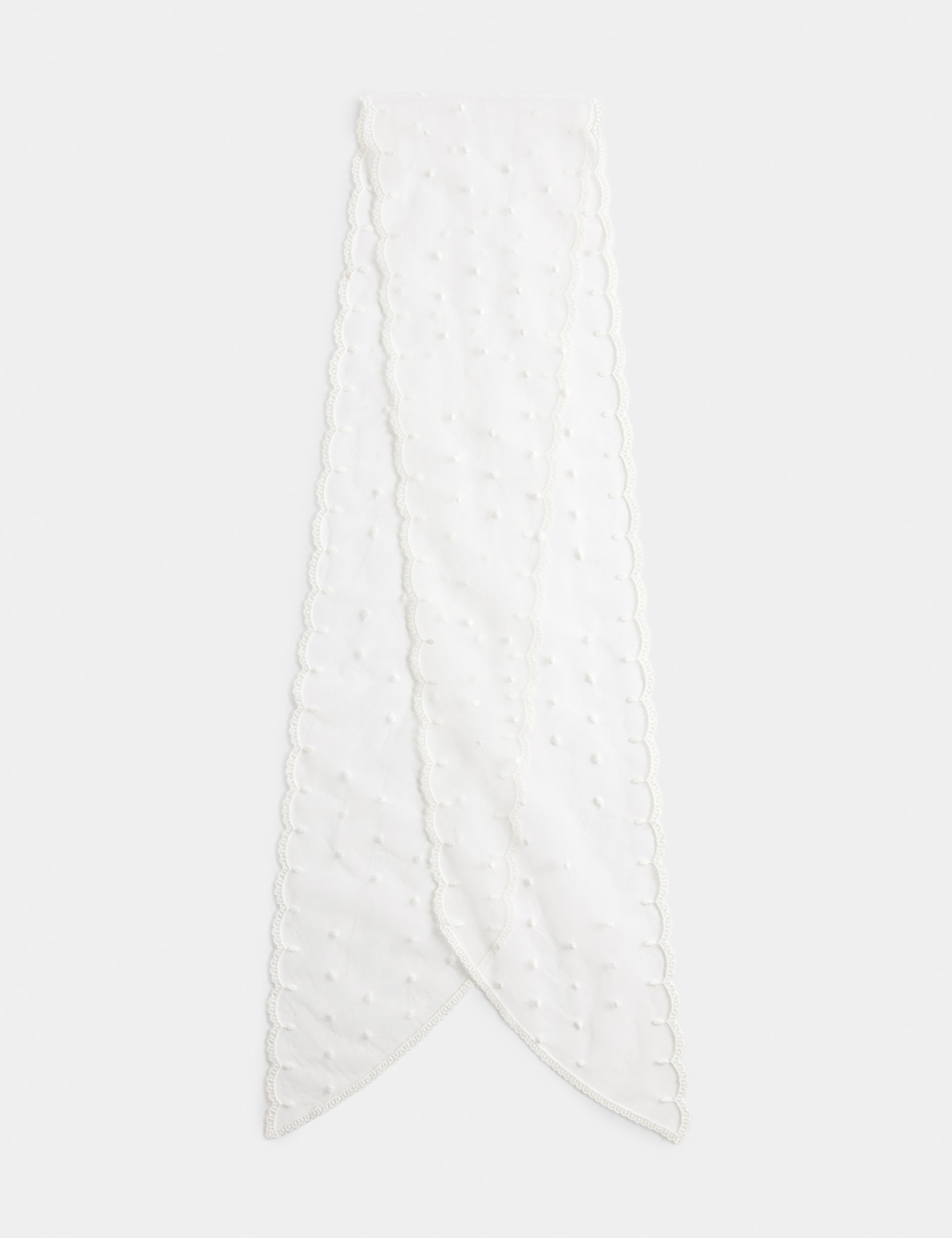 Textured Skinny Scarf