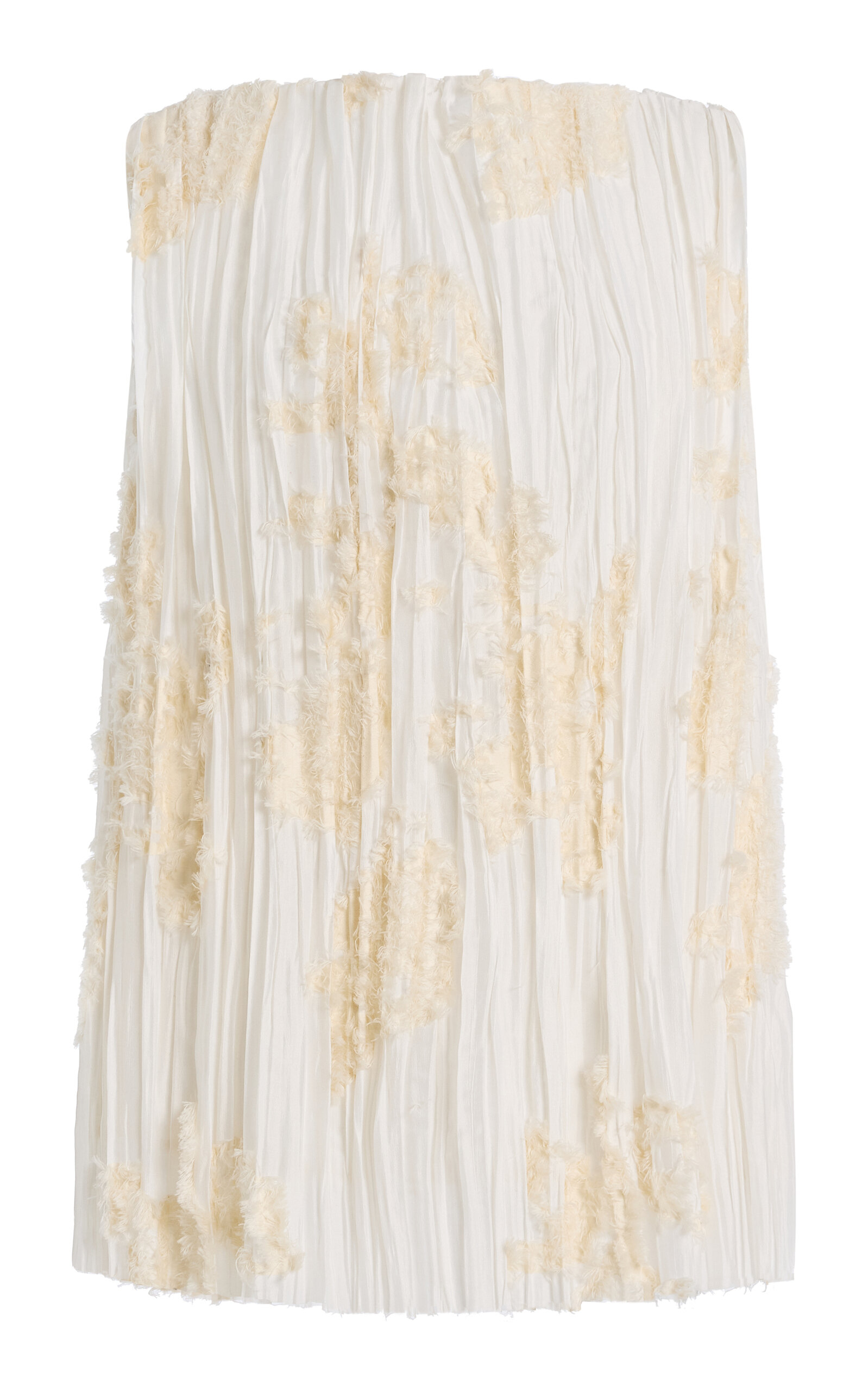 Daria Plisse Cotton-Blend Top