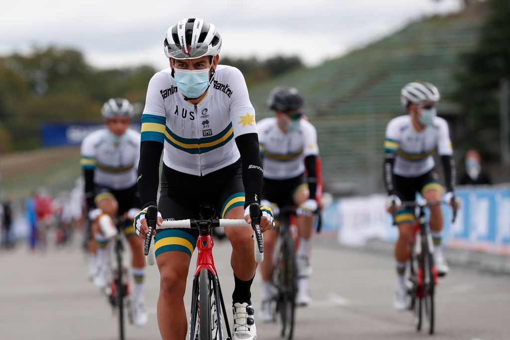 Richie Porte (Australia) at the start of the World Championships