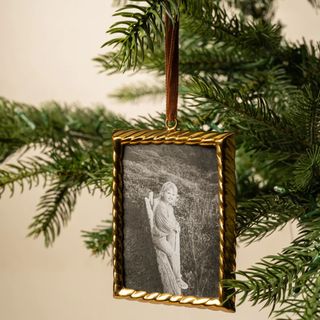 Braided Brass Frame Ornament