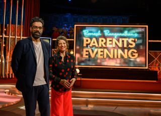 Romesh Ranganathan and mum Shanthi on Parents Evening