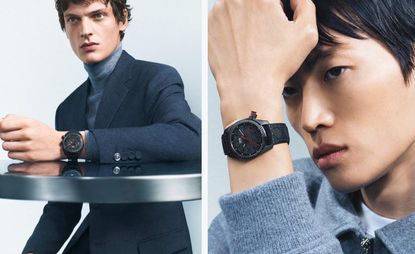 Male models wear Dior Chiffre Rouge watches
