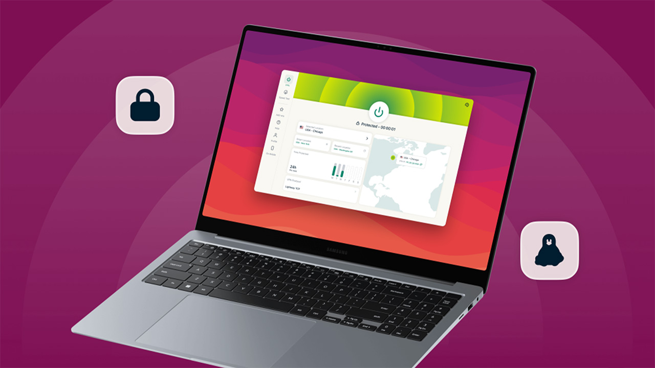 ExpressVPN's Qt app running on Linux