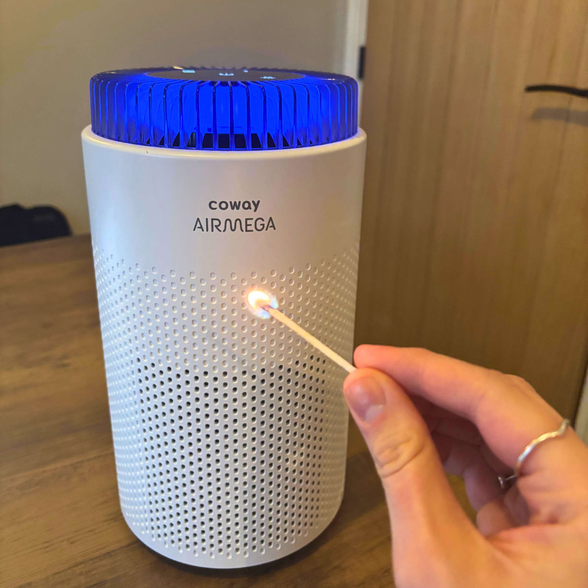 Coway Airmega 50 match test