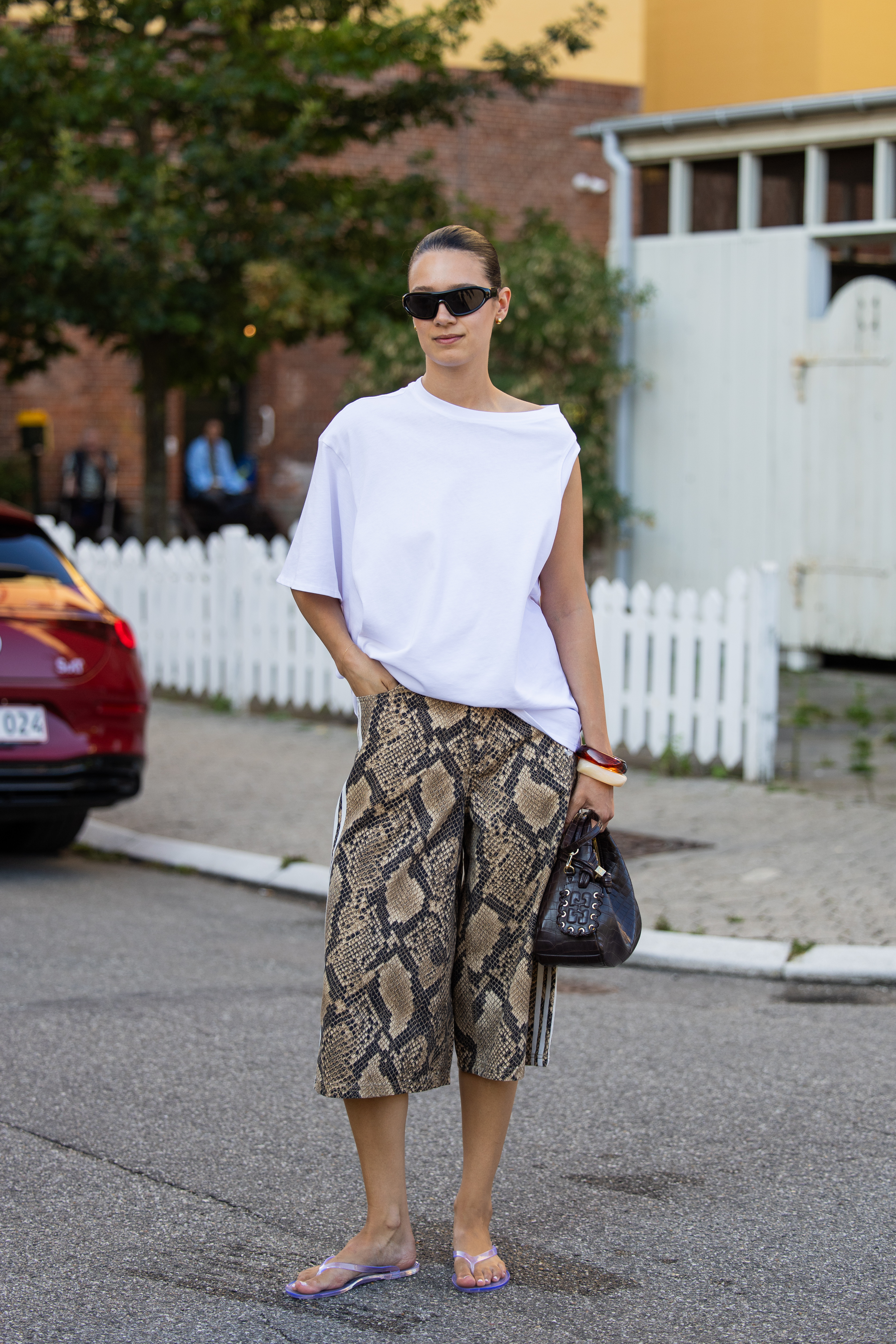 attendees wore the Bermuda shorts trend on Copenhagen Fashion Week's street style scene