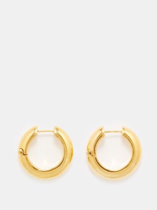 Nina 18kt Gold-Plated Hoop Earrings