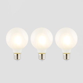 Set of 3 Bradford 4w G80 Frosted Dimmable Bulbs