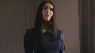 Alice (Megan Fox) takes on instructions in Subservience.