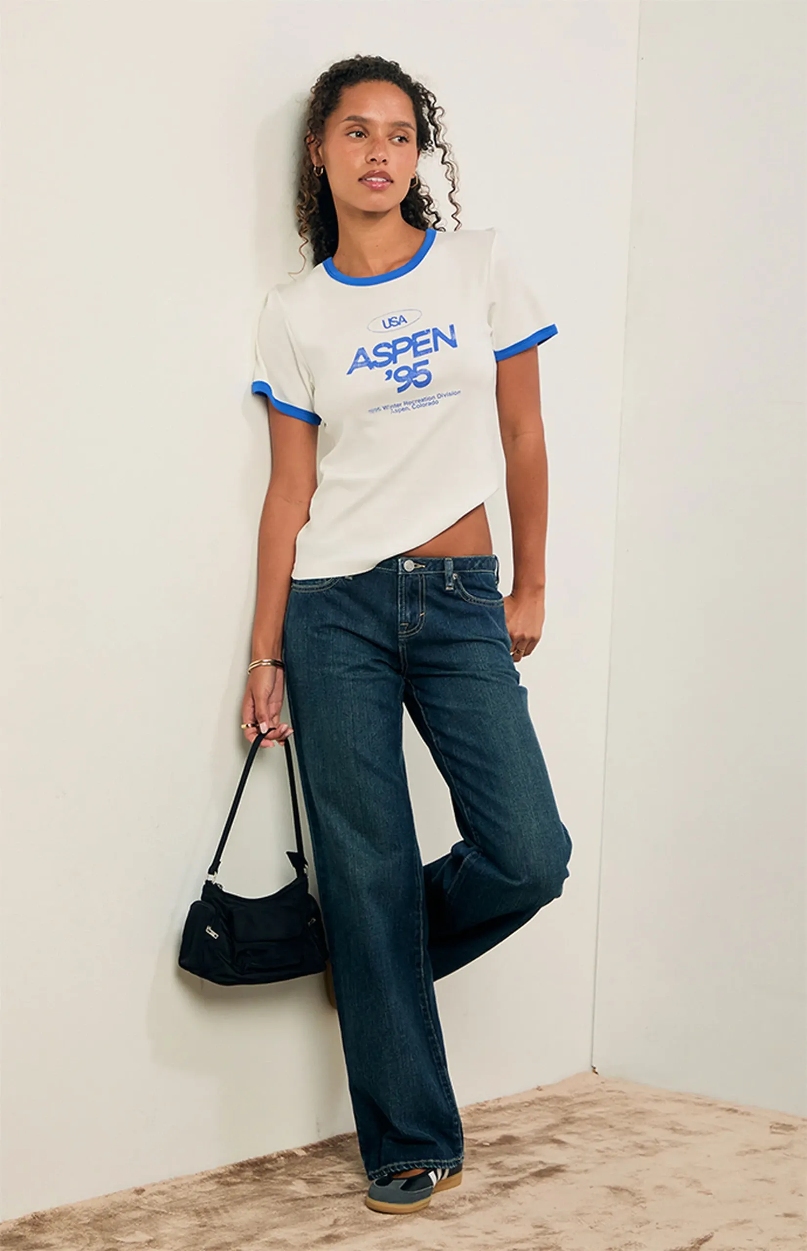 Pacsun Aspen 96 Skimmer Ringer T-Shirt