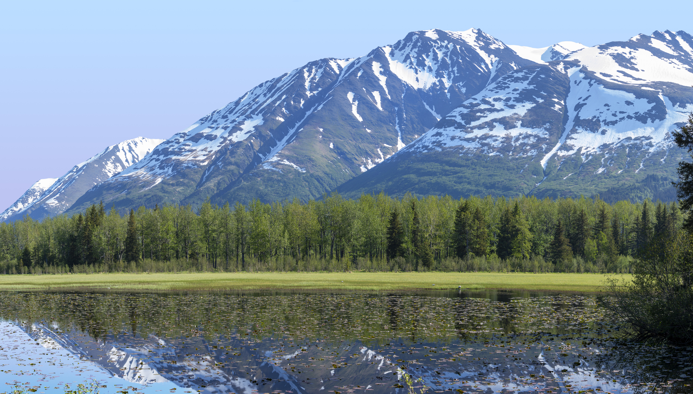 View from Seward Highway in Alaska
