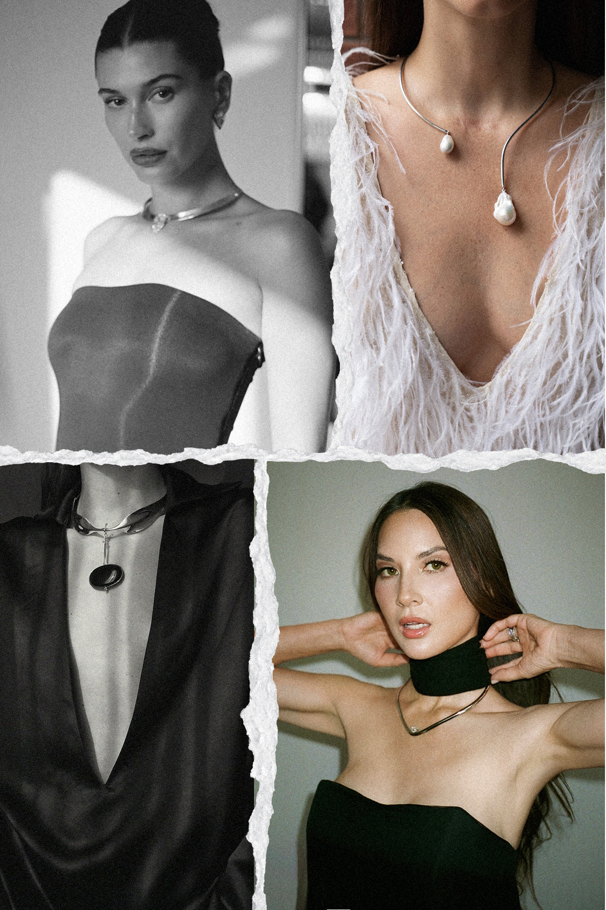 An image of the torque choker luxury jewellery trend.