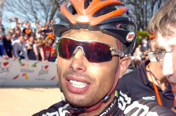 Alessandro Ballan (BMC) at the finish