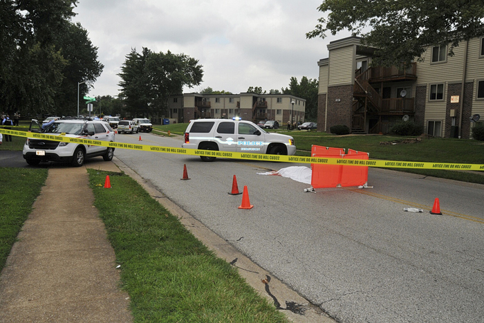 Scene of the police shooting of Michael Brown in Ferguson. Eyewitnesses can differ on what they think they saw – even when they’re all sure what they’re describing really happened.