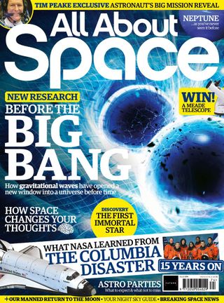 Cover of issue 74 of All About Space magazine.