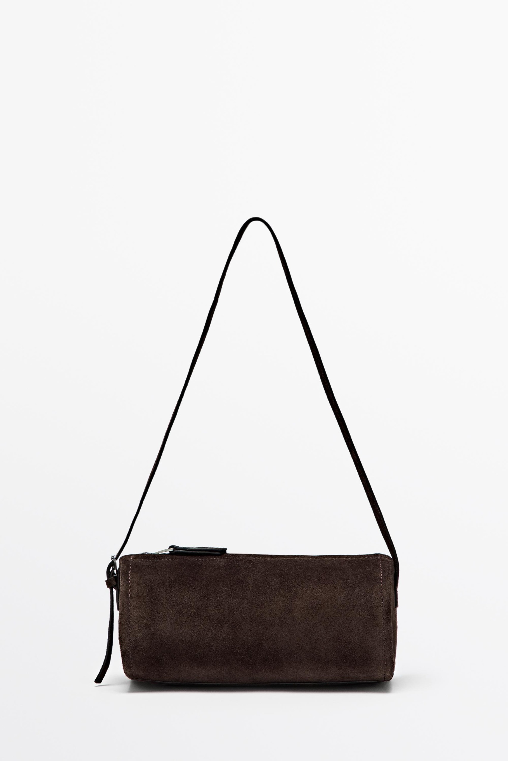 Split Suede Leather Crossbody Bag