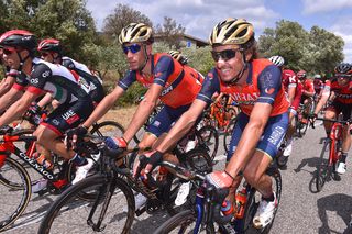 Vincenzo Nibali and Manuele Boaro during the Giro d'Italia's second stage