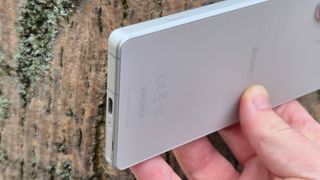 The Sony Xperia 5 V's bottom edge