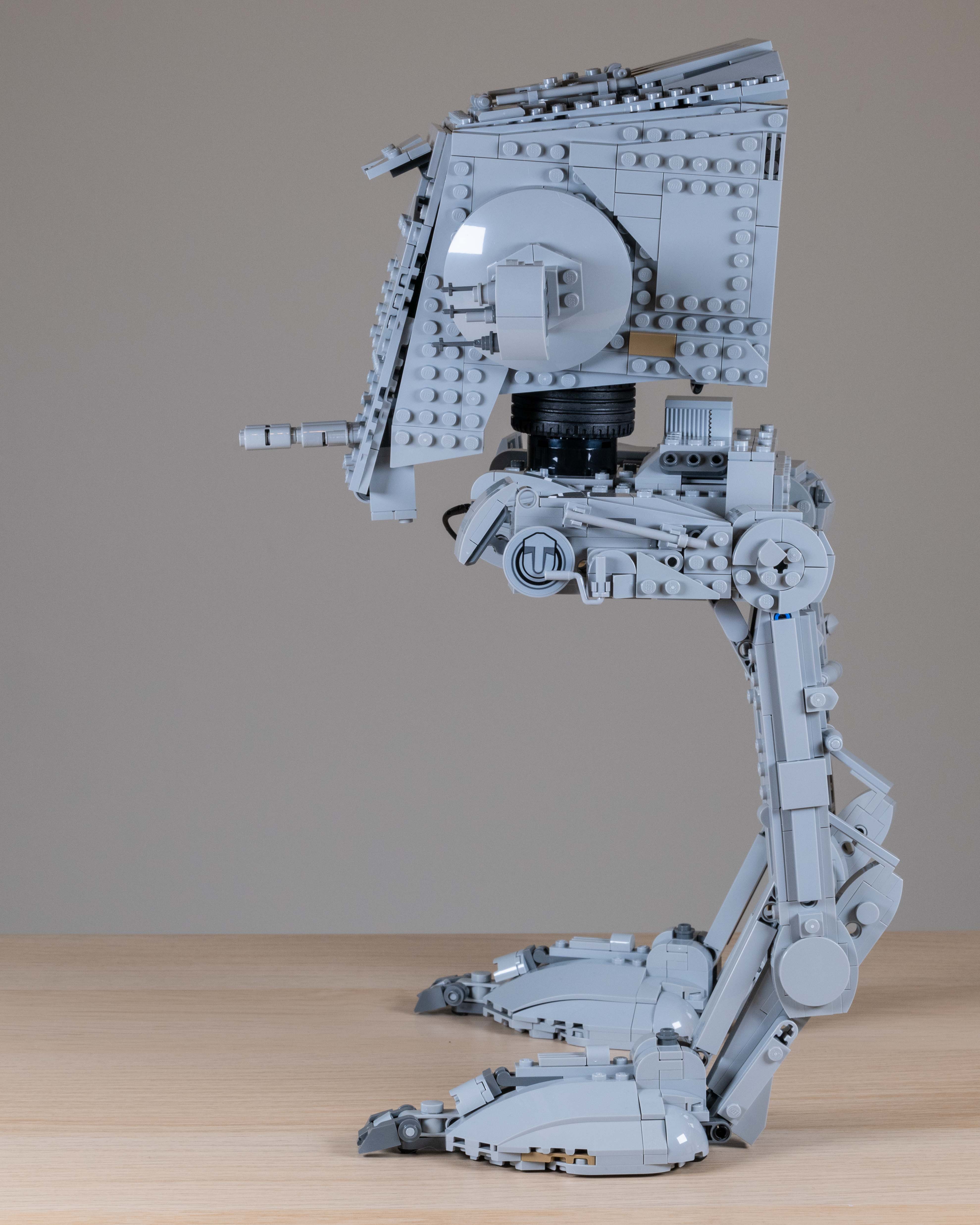Lego Star Wars AT-ST Walker (75417) on a neutral background