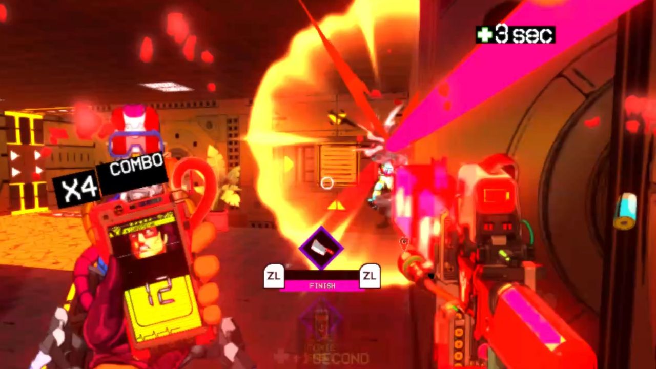 Mullet MadJack review; colourful screens from an anime shooter