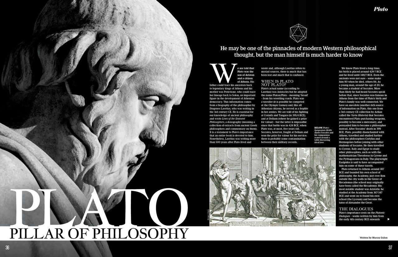Plato feature spread, All About History 123