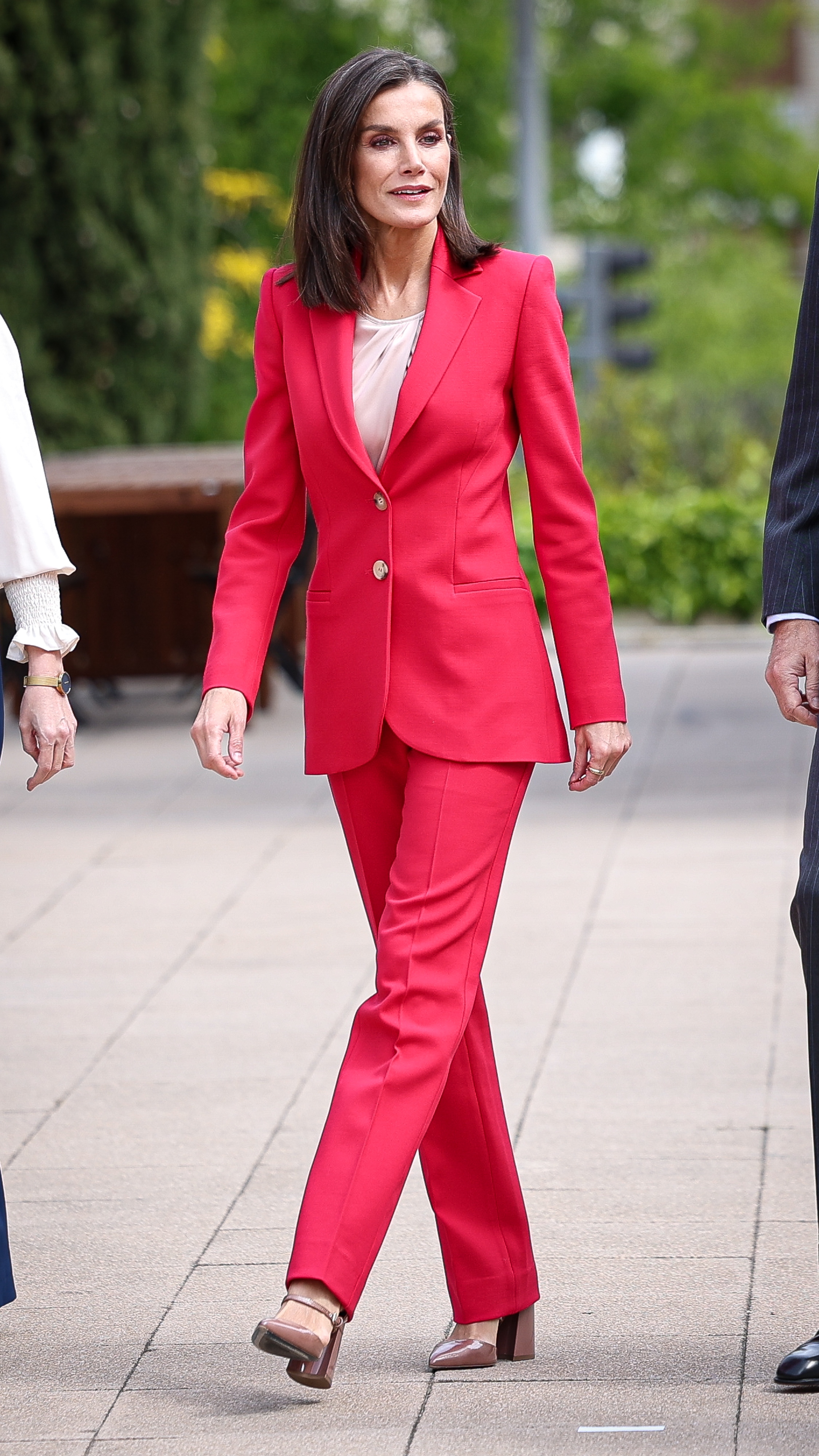 Queen Letizia of Spain attends a commemorative act for the Spanish participation in the Olympic Games Barcelona And Albertville 1992 at the COE 'Spanish Olympic Committee' on April 26, 2024 in Madrid, Spain