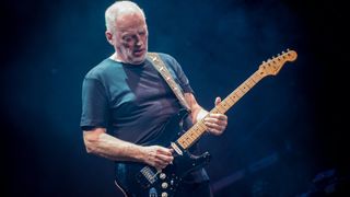 David Gilmour performs at the Royal Albert Hall on September 23, 2015 in London, England.