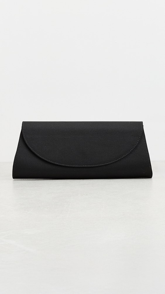 Opera Clutch in Satin - Black