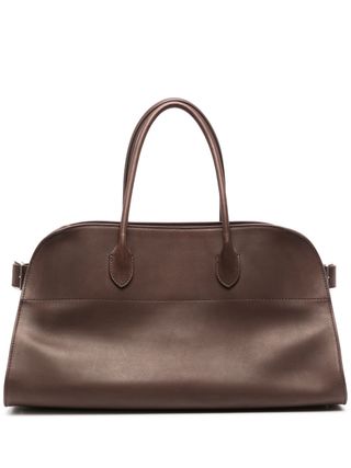 The Row, Brown EW Margaux Tote Bag