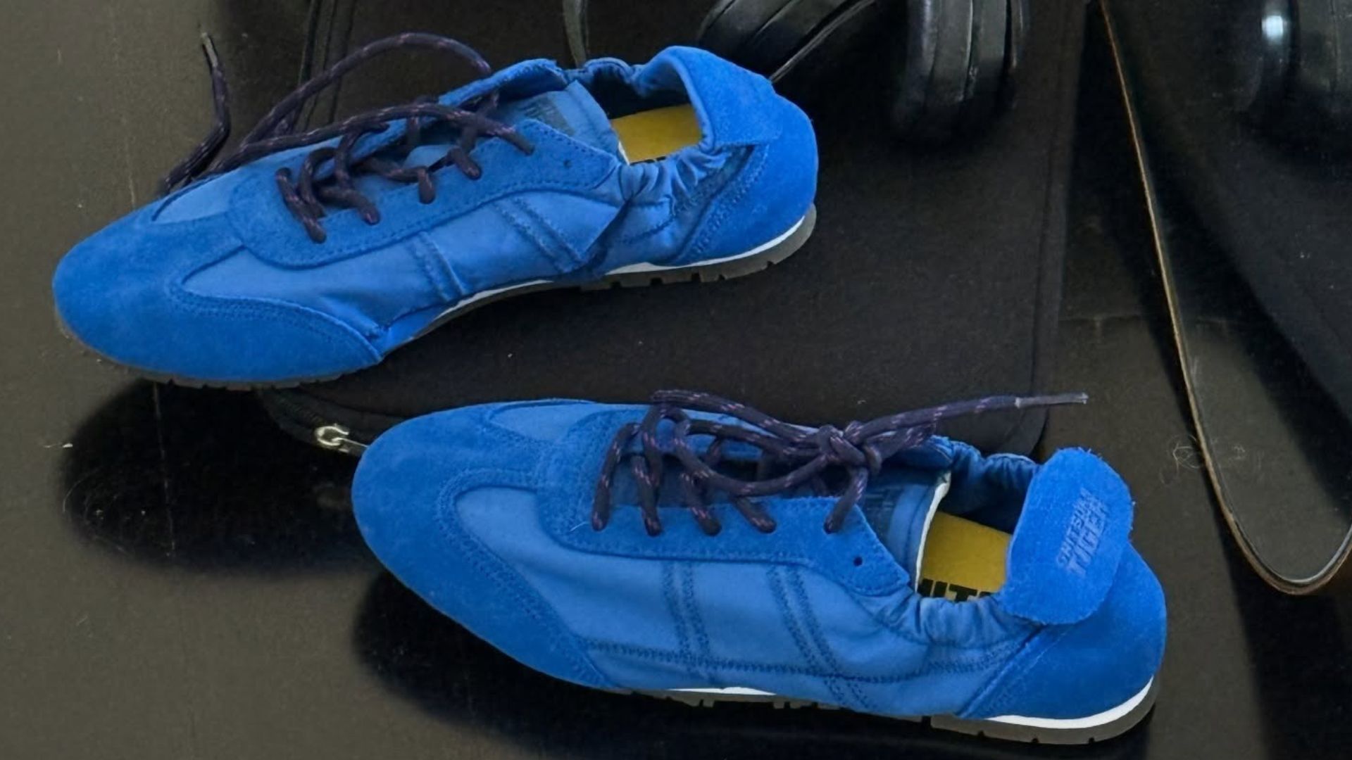 Image of cobalt blue trainers.