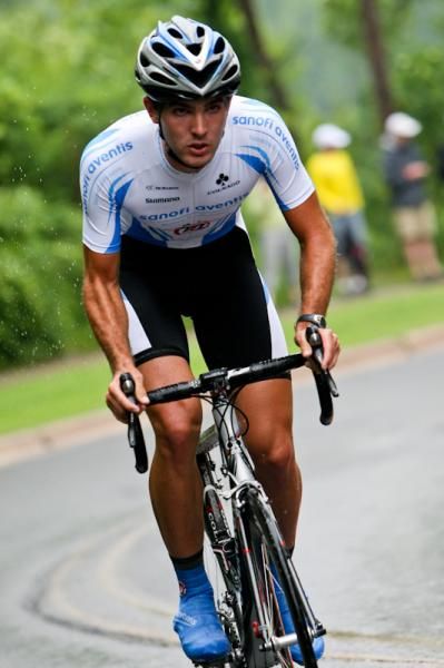 Joey Rosskopf (TeamType1) came in 30" back and took over the best young riders jersey.