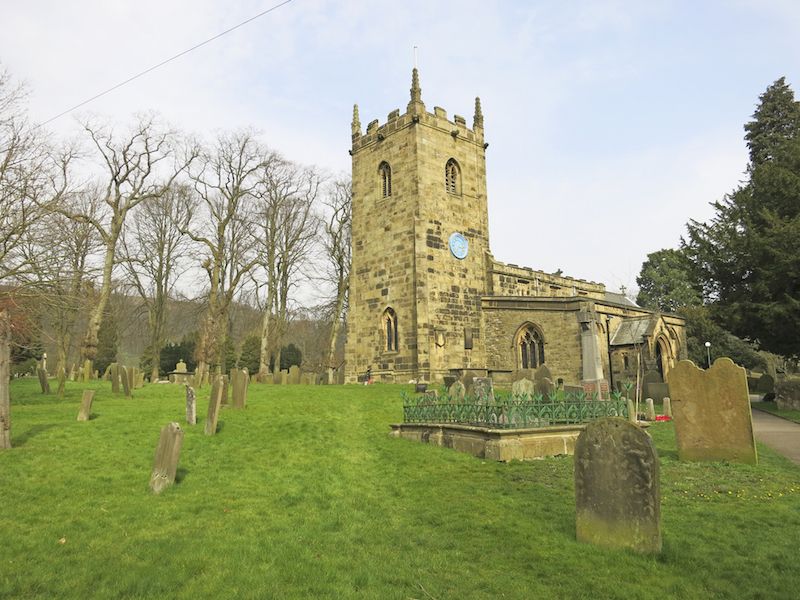 The church in the English village of Eyam.