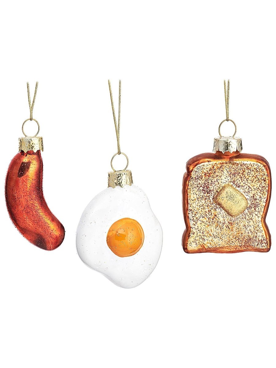 Mini English Breakfast Baubles - Set of 3
