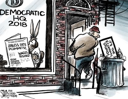 U.S. Democratic headquarters midterm elections economy