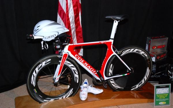 Ernesto Colnago brought along some of Italy's finest to show off.