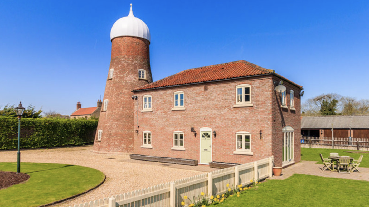 Rhoades Mill, converted mill and red brick house